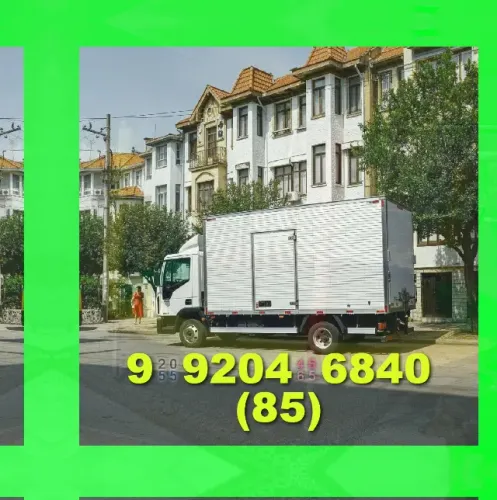 Frete para diferentes áreas: Centro, Aldeota, Meireles, Praia de Iracema!