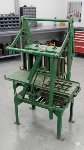 Máquina Elétrica de Fabricar Blocos - 3 Blocos por Vez - R$10.000
