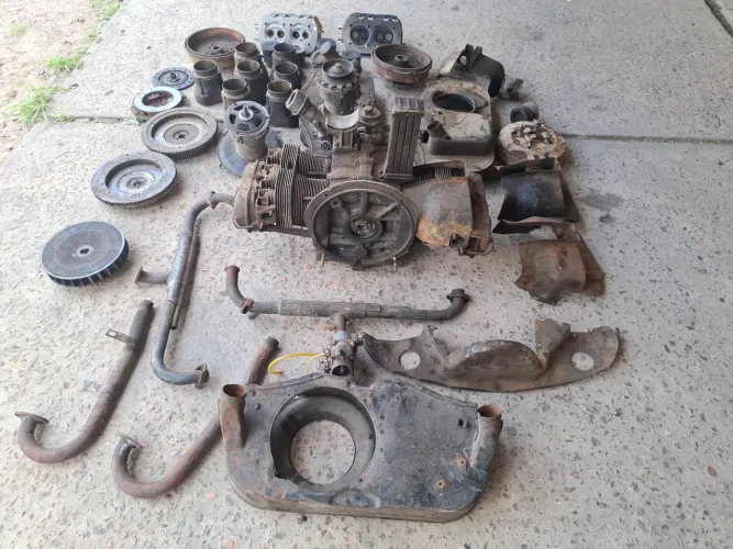 MOTOR FUSCA E VARIAS PEÇAS