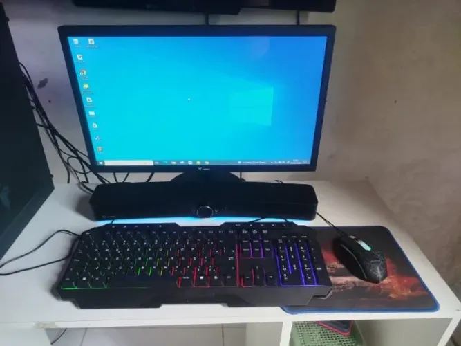 Pc Completo com Gabinete Gamer Mavint Processador core i7 Ssd 128Gb+hd slin 520Gb