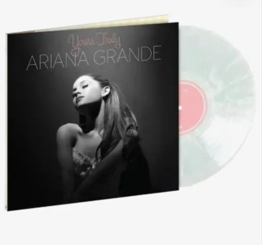 Ariana Grande Yours Truly Clear & White Swirl Vinil Lacrado Importado