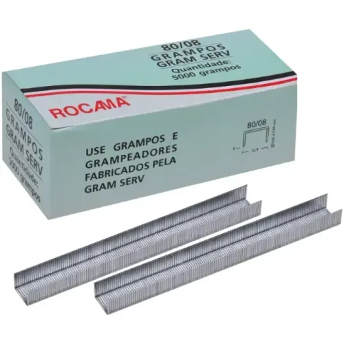 GRAMPO 08MM PNEUMATICO 80/08 - 5000 PCS ROCAMA