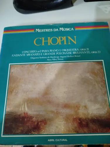 LP mestres da música Chopin.