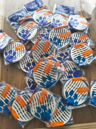 24 grelhas para ralo Tigre lacradas Dn100