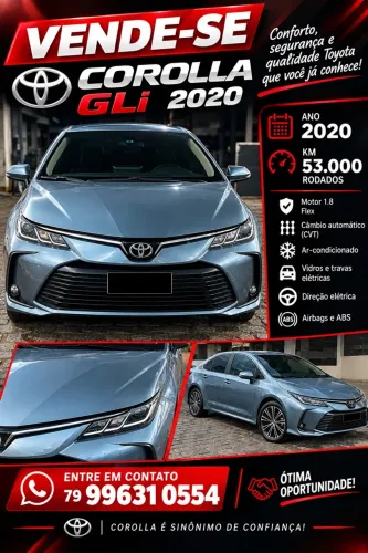 Toyota Corolla GLI 2.0 16V Flex Aut. 2020