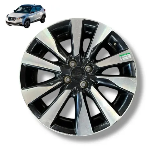 Roda avulsa aro 17 4x100 Nissan Kicks sv 2020 2021 2022 deta