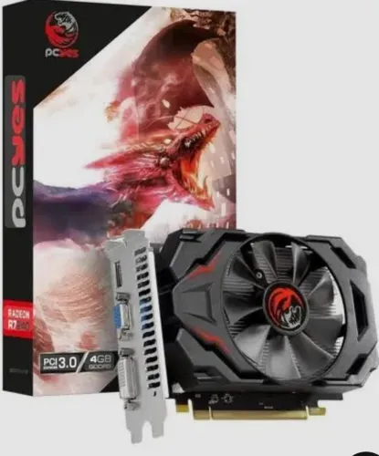 Placa de video r7 250 troco