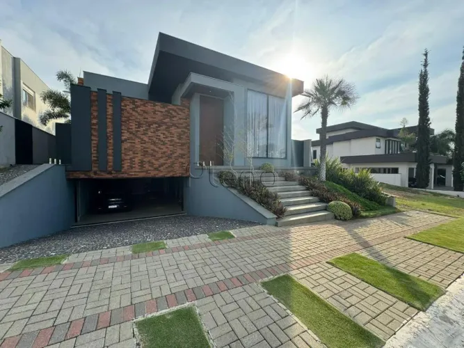 Casa à venda em Indaiatuba, Vila Suíça, com 3 suítes, com 453 m², Maison Du Parc