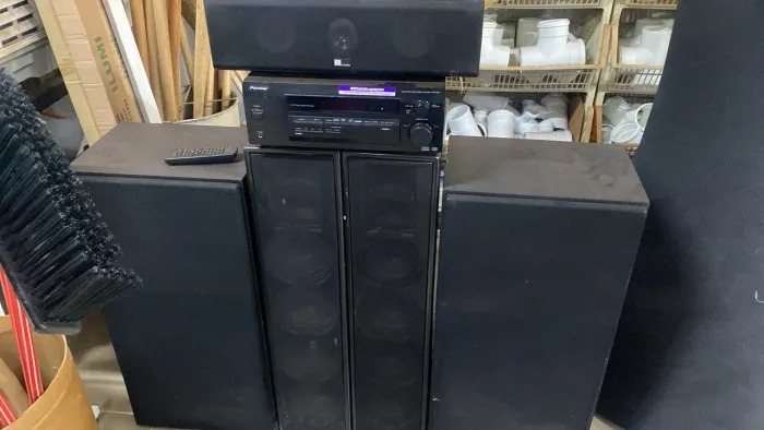 Pioneer som com caixas receiver antigo gradiente 