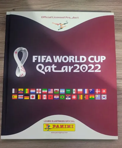 Álbum Copa do mundo Qatar 2022 capa dura 