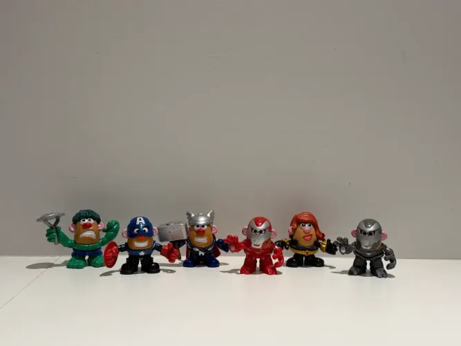 Mr. Cabeça de Batata Marvel Avengers Hasbro - 6 Personagens