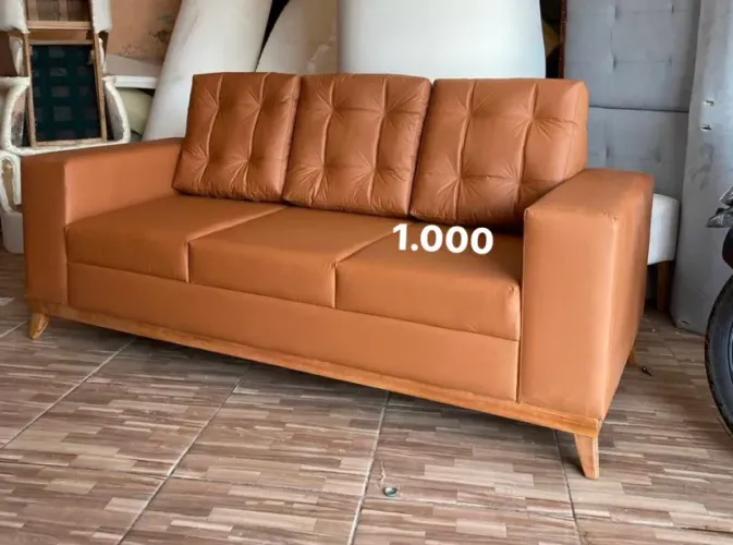 Sofas em corino para salao/ barbearia e escritório