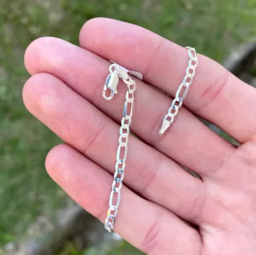 Pulseira de prata italiana 925
