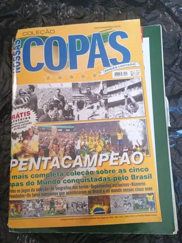 revista da Coleção Nossas Copas,revista da Coleção Nossas Copas