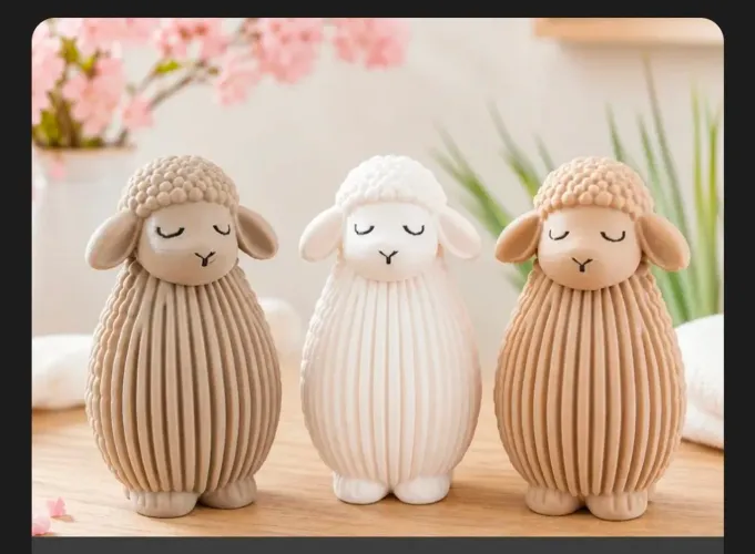 Ovelha decorativa - kit com 3