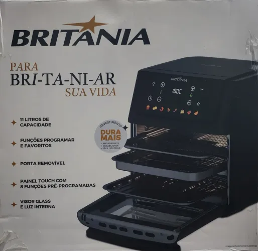 Air Fryer Britânia 11L (Fritadeira elétrica)