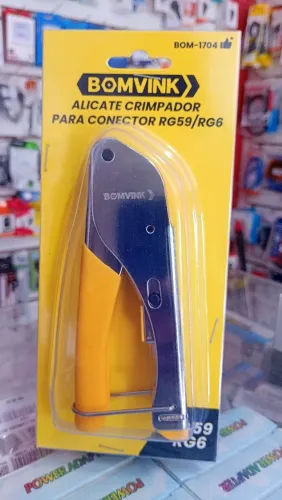 Alicate Crimpador Para Conector RG59/RG6 - Novo