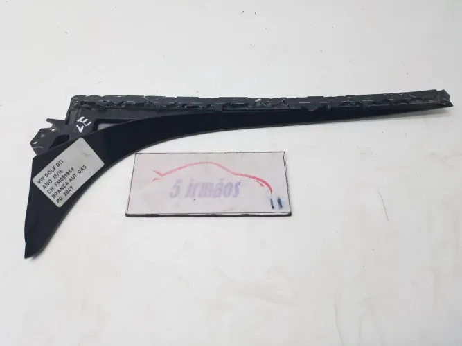 Acabamento Esquerdo Spoiler Volkswagen Golf Gti 2.0 2015  Preto