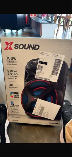 Caixa de som nova