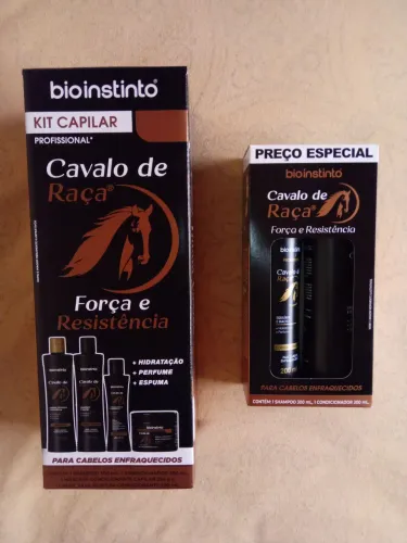 Kit capilar cavalo de raça