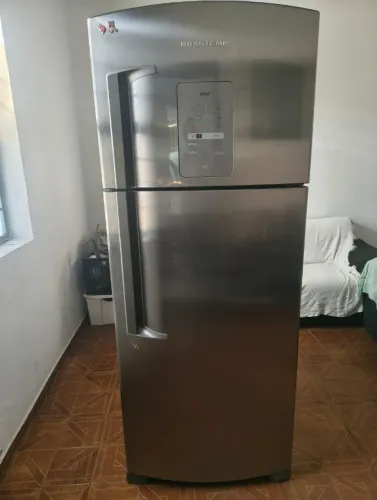 Geladeira Brastemp ative Inox, Frost Free, Funcionando perfeitamente 