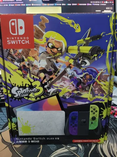 Nintendo Switch OLED DESBLOQUEADO 256GB - EDIÇÃO SPLATOON 3
