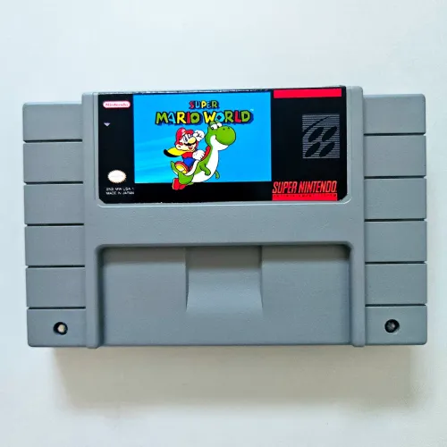 Super Mario word salvando snes super Nintendo