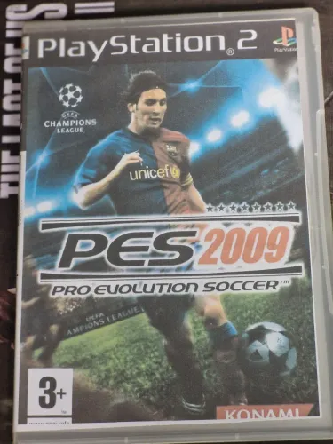 PES 2009 Pro Evolution Soccer Ps2 Midia fisica Dourada