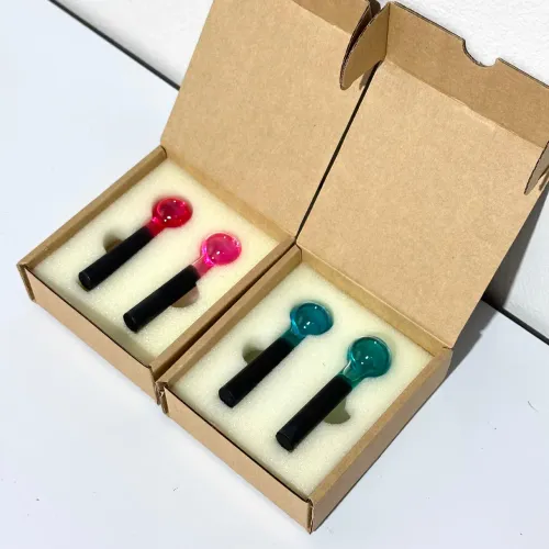 Kit esferas pequenas de cromoterapia (azul/rosa) 