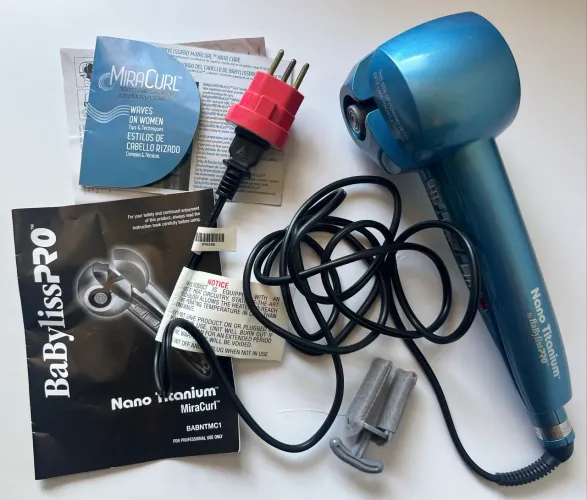 MODELADOR AUTOMÁTICO BABYLISSPRO MIRACURL NANO TITANIUM ? NOVO ? COMPRADO NOS EUA ?