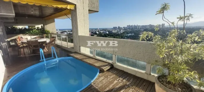 VENDA E LOCAÇÃO EXCELENTE APARTAMENTO ANDAR ALTO 4 QUARTOS 220M² NO ITANHANGA HILLS