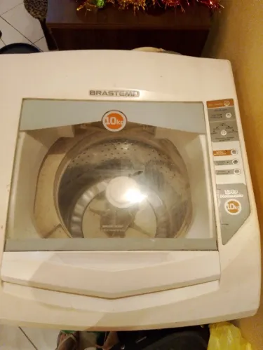 Vendo máquina Brastemp 10 kg para retirada de peças ou eventual conserto (LEIA O ANÚNCIO