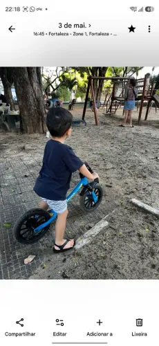Bicicleta de equilíbrio