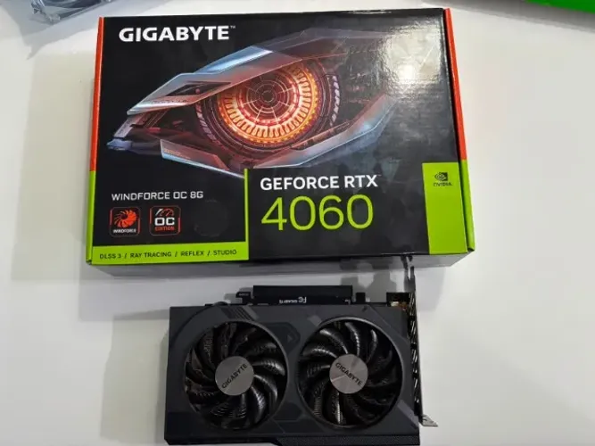 PLACA DE VÍDEO RTX 4060 WINDFORCE OC 8GB GIGABYTE