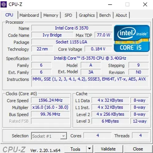 kit Intel i5 3570