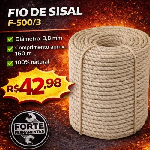 FIO DE SISAL F-500/3