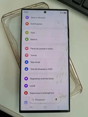 S23 Ultra 256gb Vidro Quebrado FUNCIONAMENTO PERFEITAMENTE NORMAL