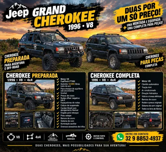 Jeep Grand Cherokee Limited 5.2 Aut. 1996
