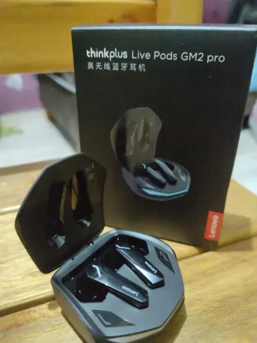 Fone lenovo GM2 PRO som qualidade bateria de longa duração