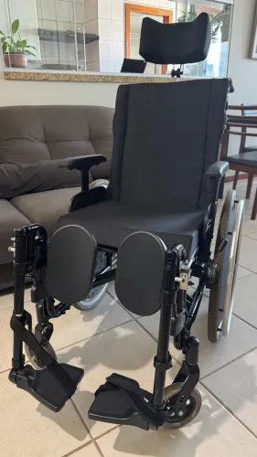 Cadeira de Rodas ORTOBRAS -  DESMONTAGEM TOTAL E FÁCIL! Suporta140Kg