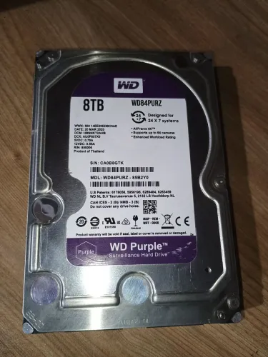 hd 8tb para cameras de segurança ou armazenamento