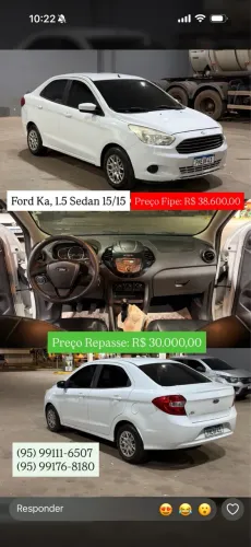 Ford KA+ Sedan 1.5 16V Flex 4P 2015