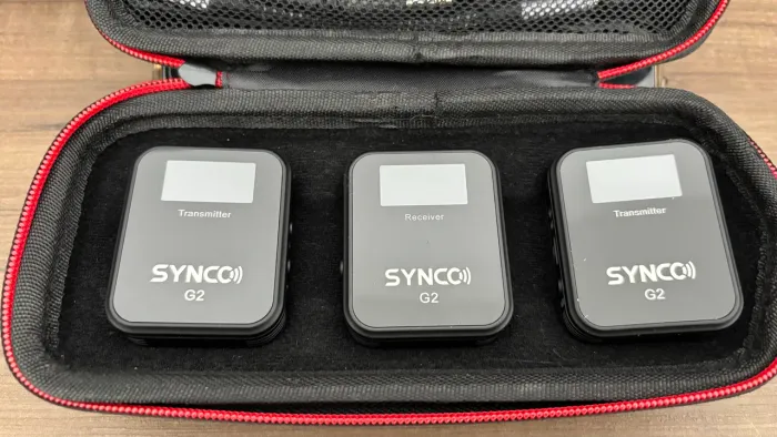 Microfone Lapela Sem Fio Synco G2 A2 (2 Transmissores) Preto