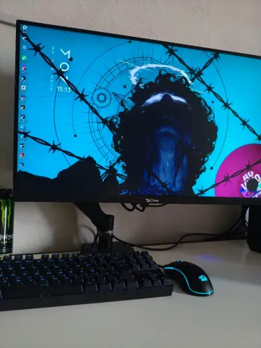 Monitor Gamer 27" 240hz, Mouse e teclado Redragon