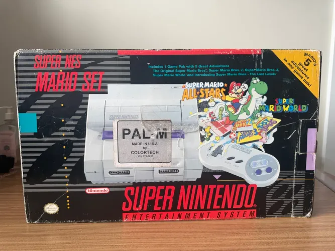 Super Nintendo Mario Set Super Mario + Mario All Stars