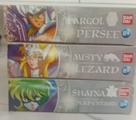 Set Cavaleiros de Prata Bandai FR Vintage Raros.