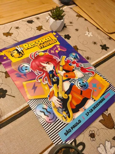 Lote 4 Pôsteres Raros Anime Friends 20 Anos + Ressaca Friends