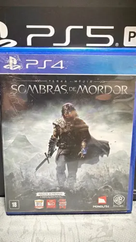 SOMBRAS DE MORDOR - TERRA MÉDIA - PS4/PS5 (PlayStation 4 e 5)