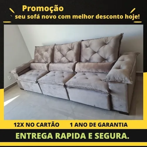 Sofá Retrátil a pronta entrega