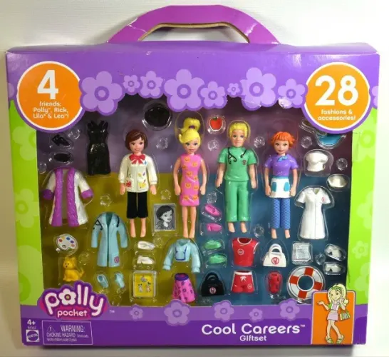 kit polly pocket cool careers giftset vintage anos 2000